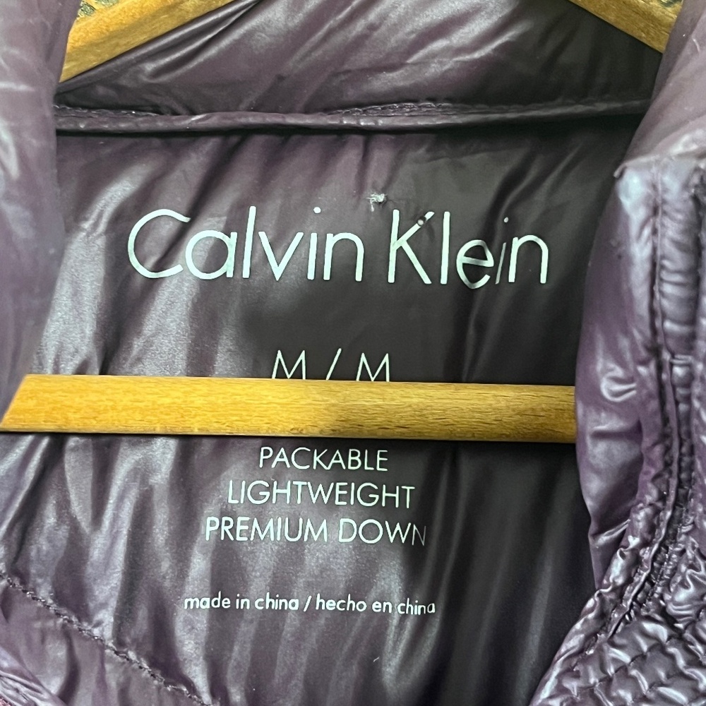 Calvin Klein Puffer Down Jacket Medium Purple - image 3